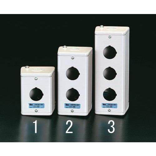 エスコ IDEC EA940DF-3 φ30mm/3点用 コントロールボックス