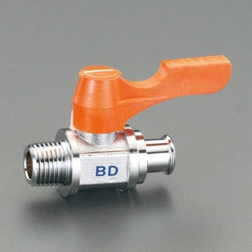 エスコ アソー（ASOH） EA425BD-210 R 1/4”x12.0mm ミニボールバルブ(ド...