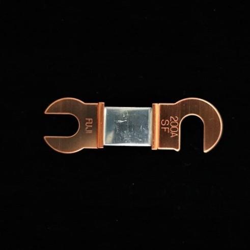 エスコ 冨士端子工業 EA758ZP-7D 200A/55mm 銅つめ付ヒューズ(2本)