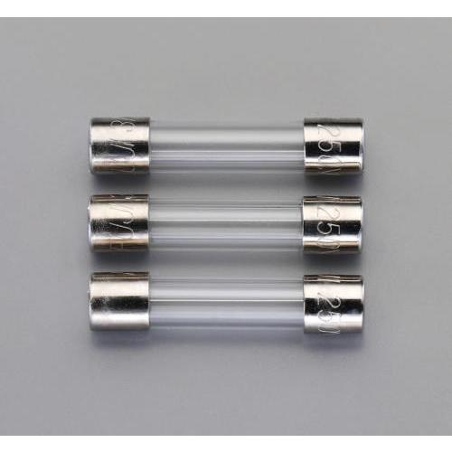 エスコ EA758ZW-204 125Vx4.0A/φ5.2mm 管ヒューズ(速断型/3本)