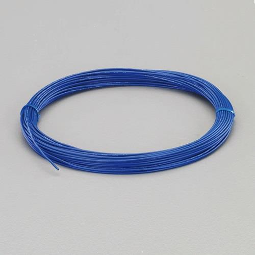 エスコ EA940AL-3B 0.3mm2x 20m 電子機器用ビニル電線[KV](青)