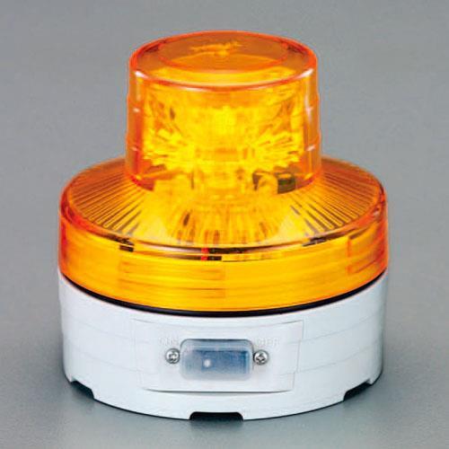 エスコ 日動工業 EA983FS-302 [単3x2本] LED回転灯(黄色)