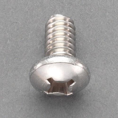 エスコ EA949NF-1A UNC No 2x3/16 鍋頭小ねじ(ステンレス/10本)