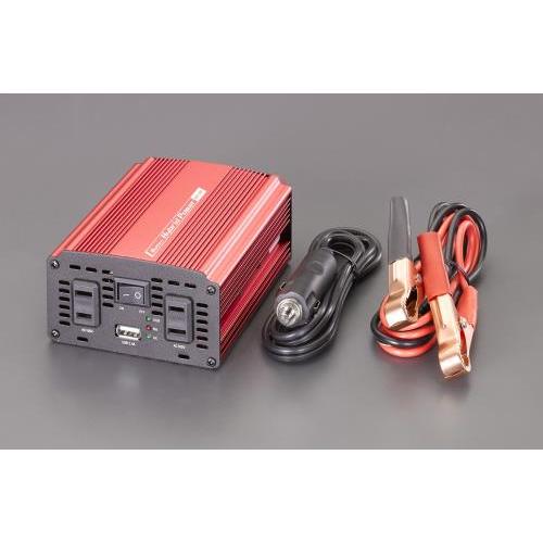 エスコ 大自工業（Meltec） EA812JA-4D DC24V→AC100V/300W インバー...