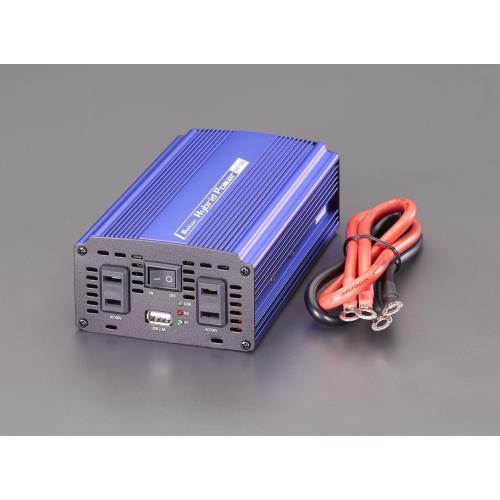 エスコ 大自工業（Meltec） EA812JA-5BB DC12V→AC100V/450W インバ...