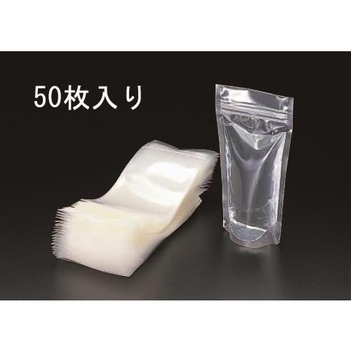 エスコ 生産日本社（セイニチ） EA944CD-14A 140x200mm ナイロン袋(チャック付/...