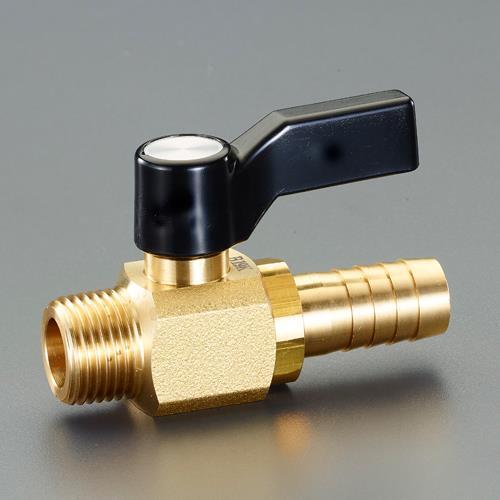 エスコ オンダ製作所 EA425AG-136 R 1/2”x16.0mm ミニボールバルブ(灯油小出...