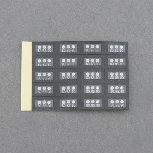 エスコ 日油技研工業 EA722ZF-65 65， 70， 75℃ 示温材(サーモラベルミニ/20枚...
