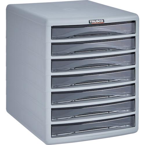 トラスコ TRUSCO プラスチックレターケース A4浅型タイプ 7段 PA4-S7