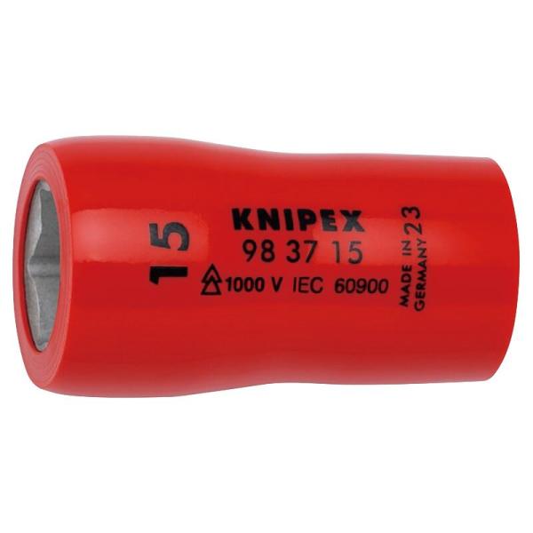KNIPEX クニペックス 98 37 15 (3/8SQ) 絶縁ヘキサゴンソケット 1000V