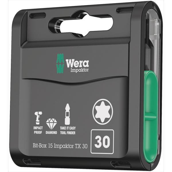 WERA ベラ  057776 インパクトトルクスビットセット TX20 15本入