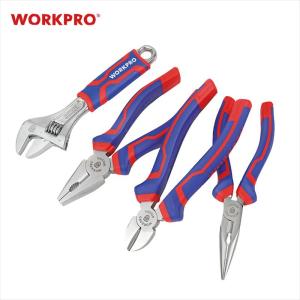 WORKPRO ワークプロ プライヤー&モンキレンチセット 4本組 WP201009