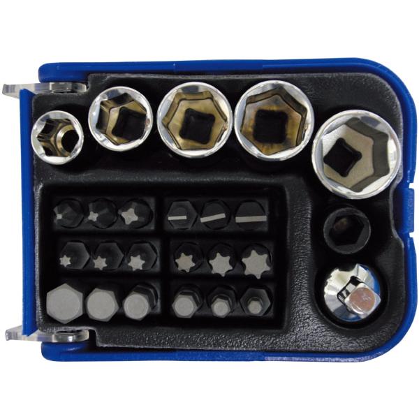 SIGNET シグネット  28275 1/4"ヘックスビット&amp;1/4DRソケットセット (25PC...