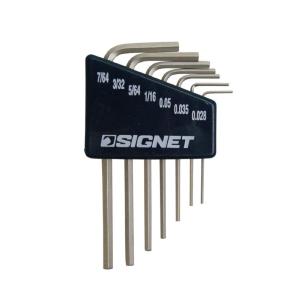 SIGNET シグネット  35062 六角棒レンチ7本セット (0.028-7/64")