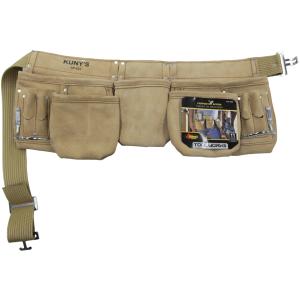 クニーズ 革製腰袋ダブルバッグ腰袋」両側ベルト(ベルト付き) AP-630 1