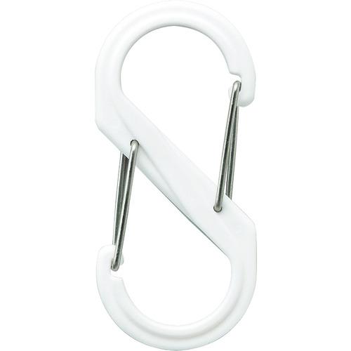 ヒカリ 光 S型カラビナ 大 ホワイト B-KRSA88-1