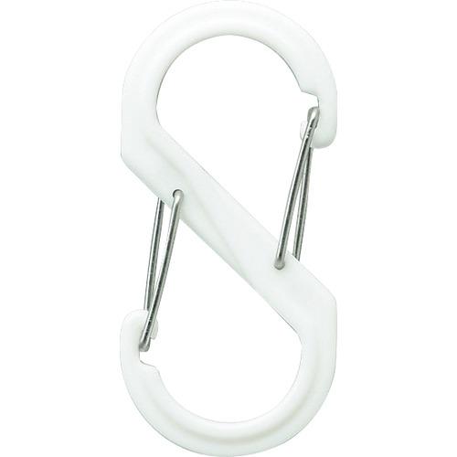 ヒカリ 光 S型カラビナ 小 ホワイト B-KRSA61-1