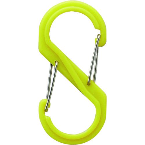 ヒカリ 光 S型カラビナ 小 ライム B-KRSA61-6