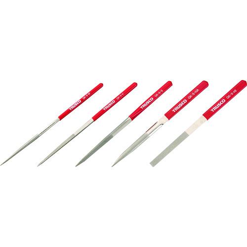 トラスコ TRUSCO ダイヤモンドヤスリ 鉄工用#140 5本セット 全長215mm(5本組サイズ...