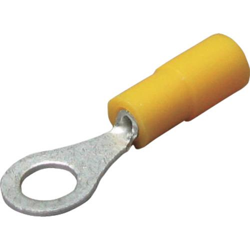 ニチフ 環境配慮形 絶縁被覆付圧着端子 (R形)丸形 TMEX 0.3-4-YEL (100P) T...