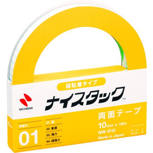 ニチバン 両面テープ ナイスタック弱粘着タイプ NW-R10 10mmX18m NW-R10