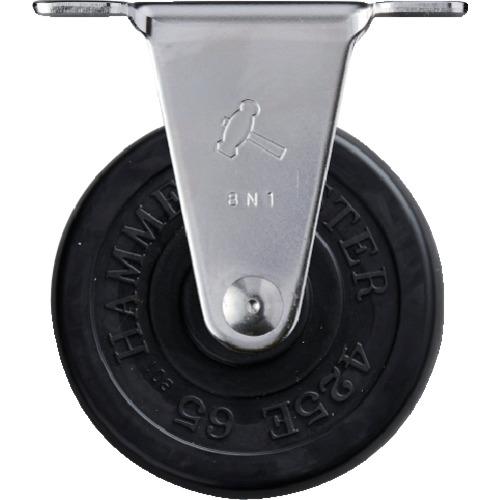ハンマー Eシリーズオールステンレス 固定式ゴム車輪 65mm 320ER-R65