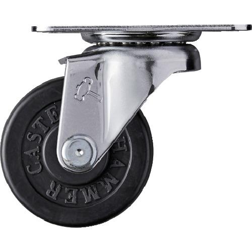 ハンマー 旋回式ゴム車輪 50mm 420E-R50