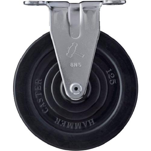 ハンマー 固定式ゴム車輪 125mm 420ER-R125