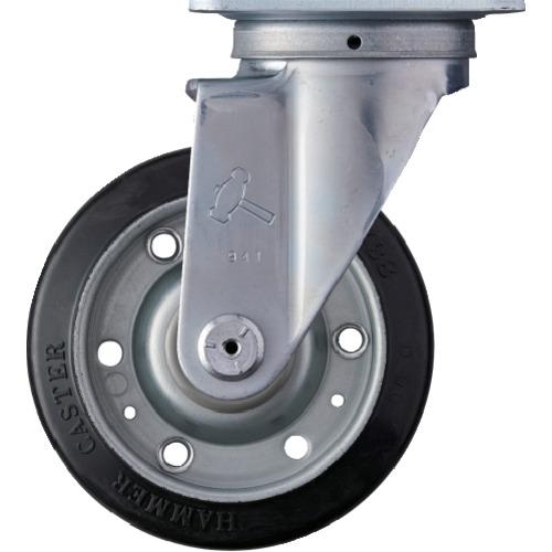 ハンマー 旋回式ゴム車輪 125mm 420S-R125