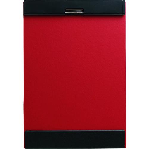 キングジム KING JIM クリツプボ-ド マグフラツプ A4 赤 短辺とじ 収納約30枚 背面・...