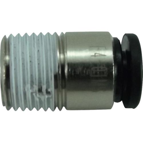 チヨダ チューブ継手 ファイブ六角穴付メイルコネクター 4mm・R1/8 F4-01MS