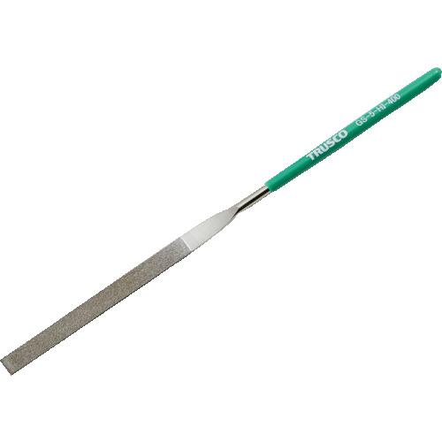 トラスコ TRUSCO ダイヤモンドヤスリ 精密用#400 平 1本入 全長200mm(5本組サイズ...
