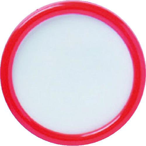 トラスコ TRUSCO 丸型名札 クリップピン両用タイプ Φ45 赤 TCNF45-R