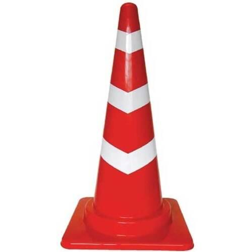 ジョインテックス JTX 871073)三角コーン 赤/白 N163J-R/W  N163J-R/W