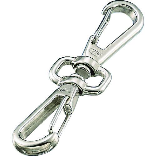 ミズモト 水本 ステンレス スイベルダブルフック 線径4mm 長さ112mm B-1424