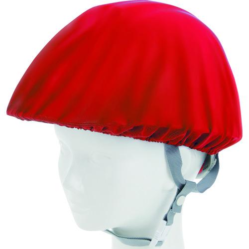 トラスコ TRUSCO ヘルメットカバー スポンジ生地付ソフトタイプ 赤 HMCS-R