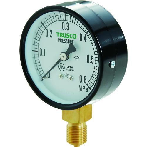 トラスコ TRUSCO JIS汎用圧力計A型75φ 圧力レンジ0.0~0.60MPa TPG75-0...