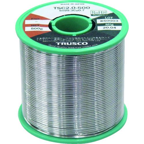 トラスコ TRUSCO 鉛フリーはんだ(配管・配線用)Φ1.0-500G TSC1.0-500