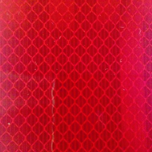 トラスコ TRUSCO 高輝度反射シート カプセルレンズ型 227mmX227mm 赤 HS-222...