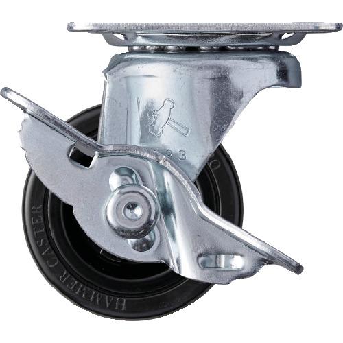 ハンマー Gシリーズ旋回式ゴム車輪 50mm ストッパー付 415G-R50