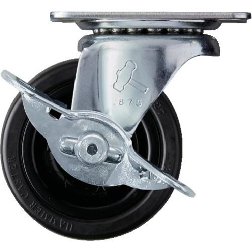 ハンマー Gシリーズ旋回式ゴム車輪 65mm ストッパー付 415G-R65