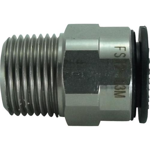 チヨダ ファイブSUSメイルコネクタ 12mm・R3/8 FS12-03M  (SUS303シリーズ...