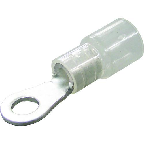 ニチフ 環境配慮形絶縁被覆付丸形端子 R形(50個入) TMEX 3.5-4-CLR