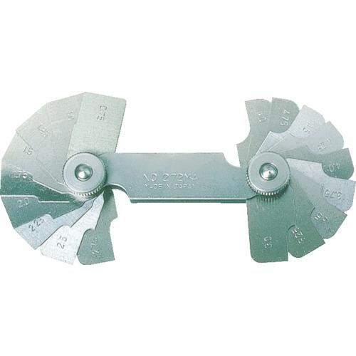 トラスコ TRUSCO ラジアスゲージ 測定範囲0.75~5.0 18枚組 272MA (18マイセ...