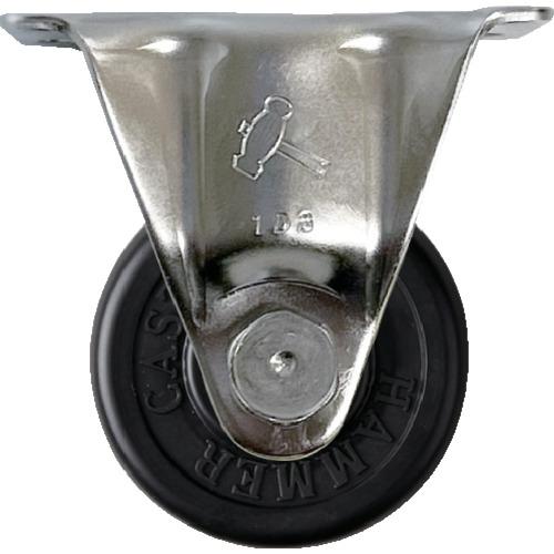 ハンマー Sシリーズオールステンレス 固定式ゴム車輪(ローラーベアリング)50mm 320SR-R5...