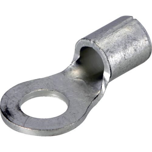 トラスコ TRUSCO 裸圧着端子丸形φ6.4長さ23.5 (15個入) T-R8-6 (R8-6 ...