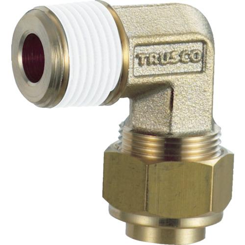 トラスコ TRUSCO 配管継手 クイックシール継手 インサートレスエルボ Φ6 呼びR1/8 TS...