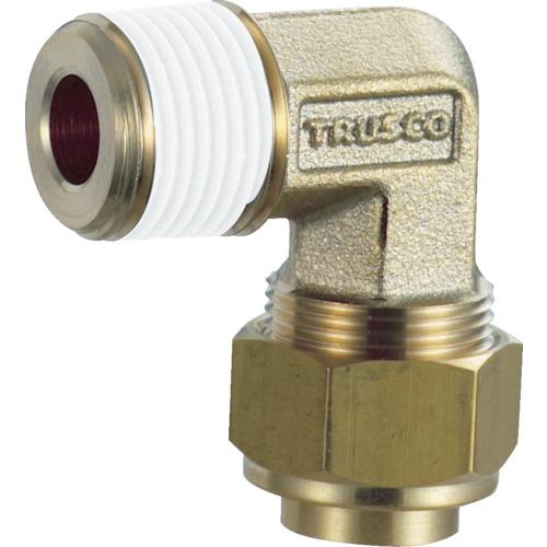トラスコ TRUSCO 配管継手 クイックシール継手 インサートレスエルボ Φ12 呼びR3/8 T...