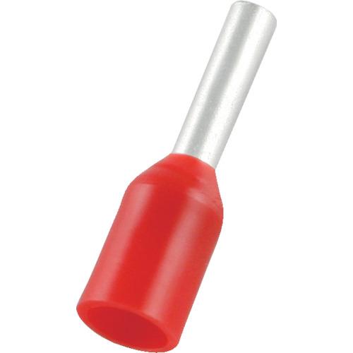 トラスコ TRUSCO フェルール圧着端子 絶縁スリーブ付き 1-6 100個入 FT1006-R