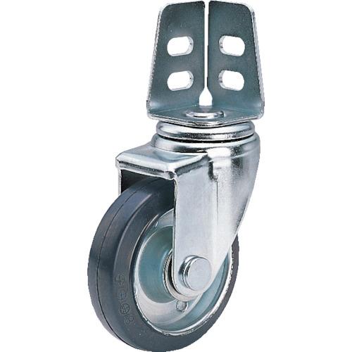 ユーエイ アングル 自在 キャスター ゴム 車輪径50mm  Sタイプ SA型 取付寸法19×19，...